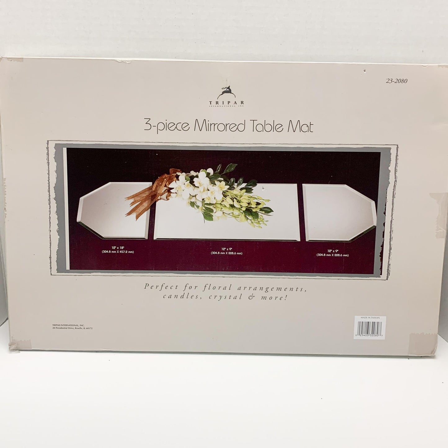 Mirrored 3 piece Table Mat