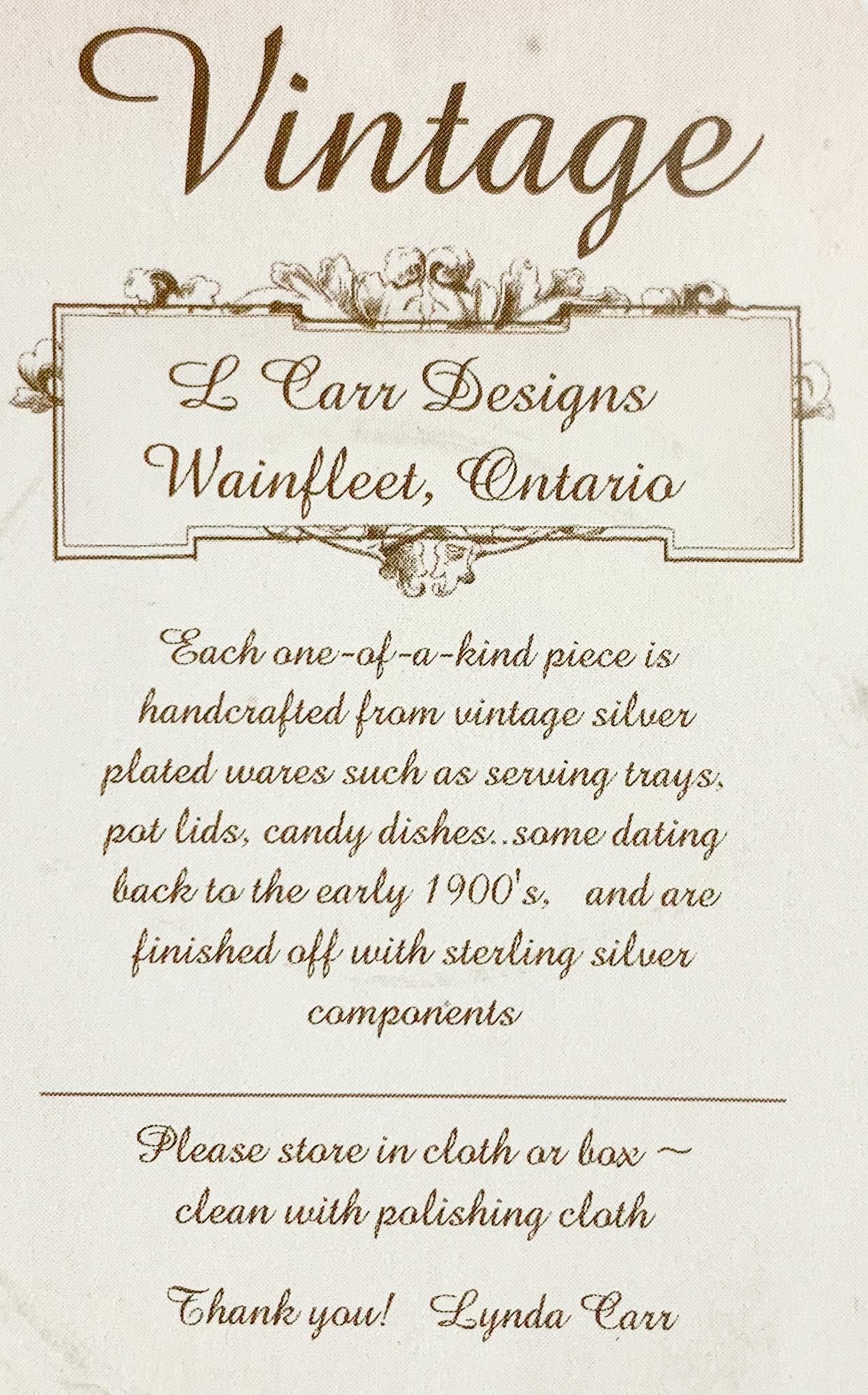 Silver Cuff Bracelet by L Carr Designs