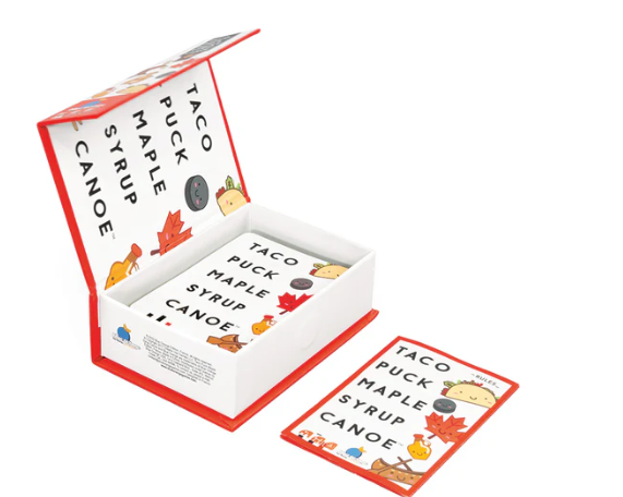 Taco Puck Maple Syrup Canoe Card Game – Canadian Pattern & Speed Game – Ages 8+