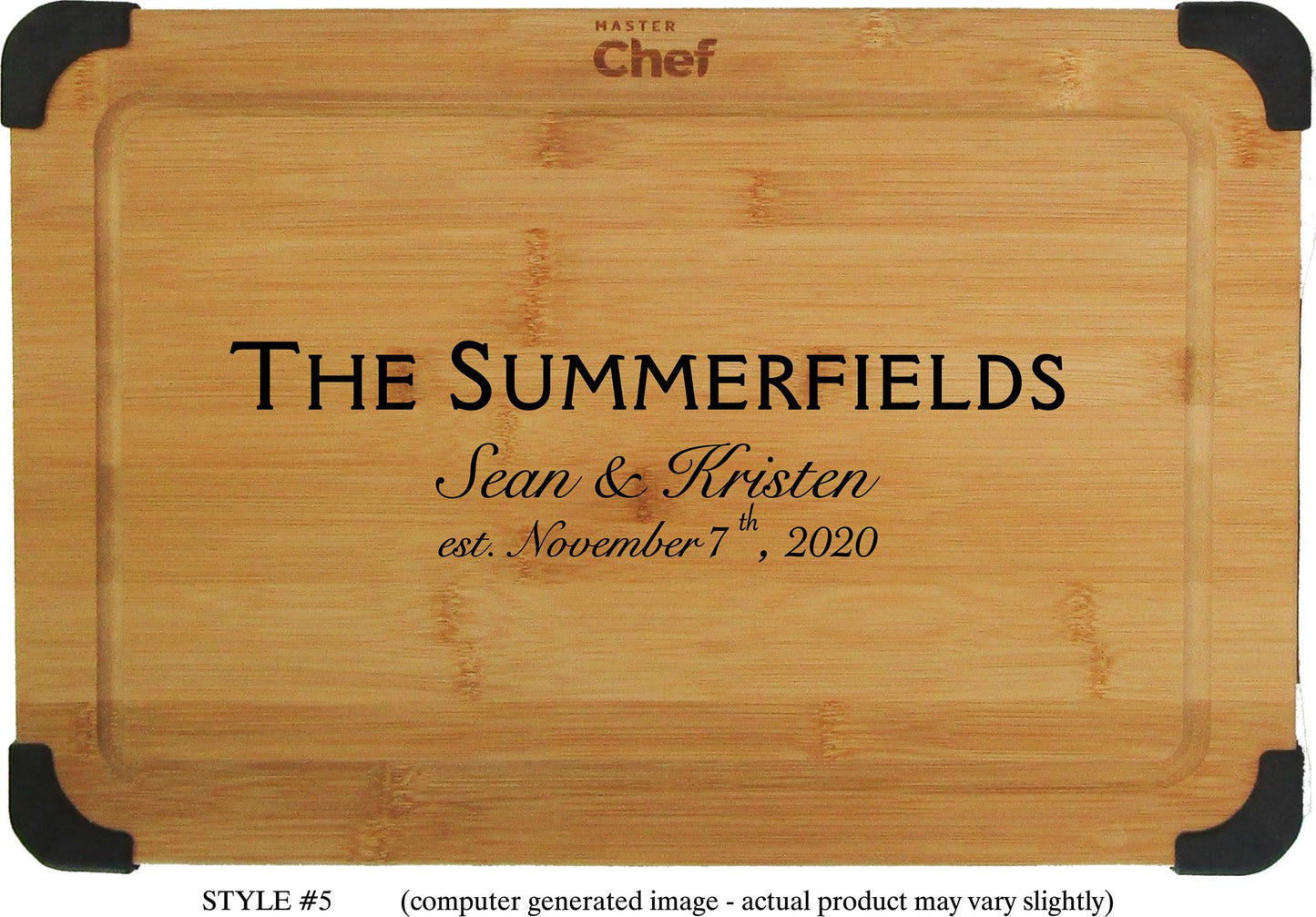 Bamboo Cutting Board - Custom Laser Engraved