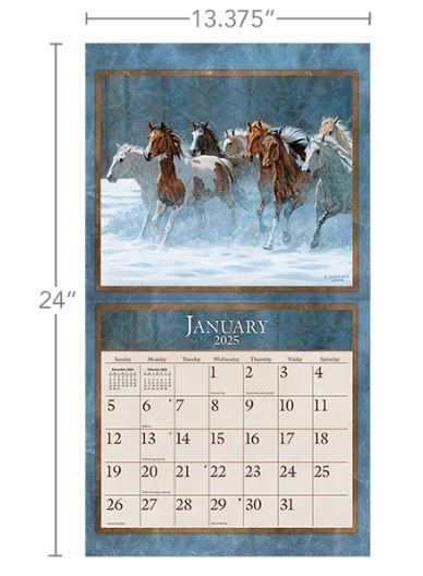 Lang Calender 2026 "Horses in the Mist"