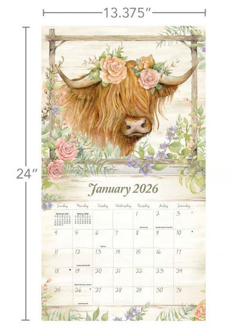 Lang Calender 2026 "Rosewood Ranch"