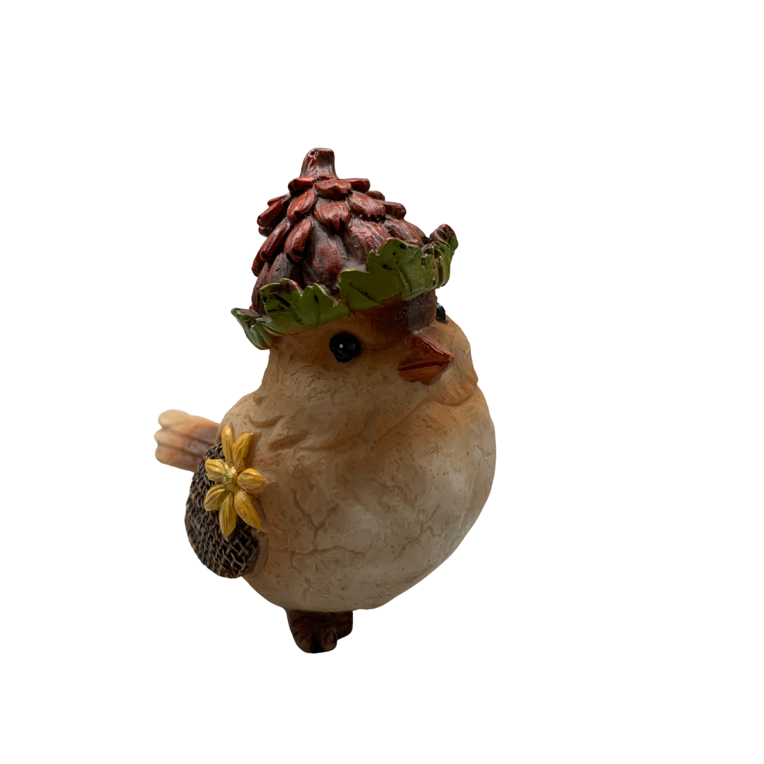Birds in Harvest Hats
