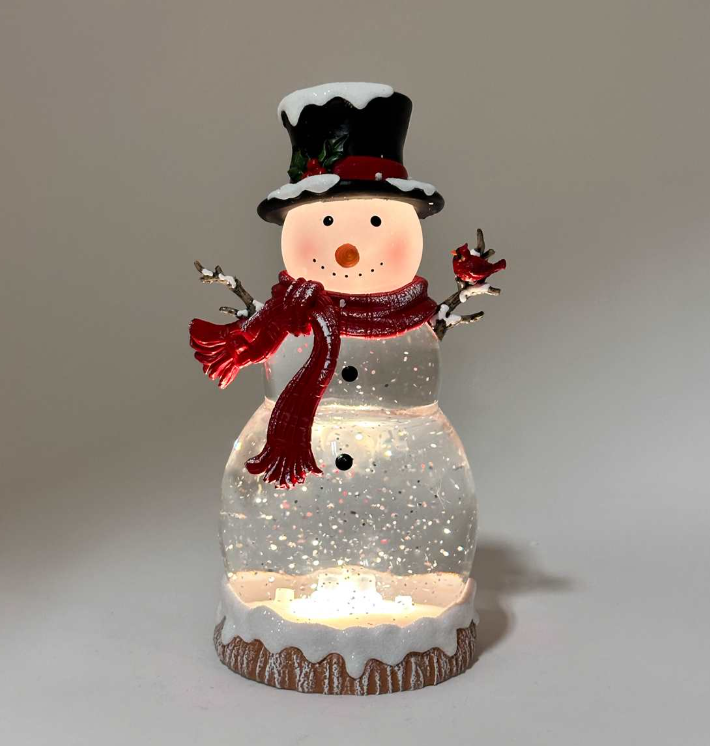 Water-Spinning Snowman with Timer