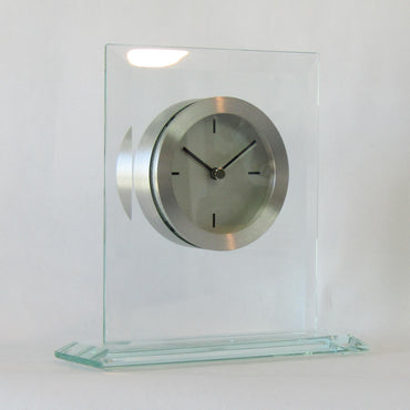 Bevelled Glass Clock