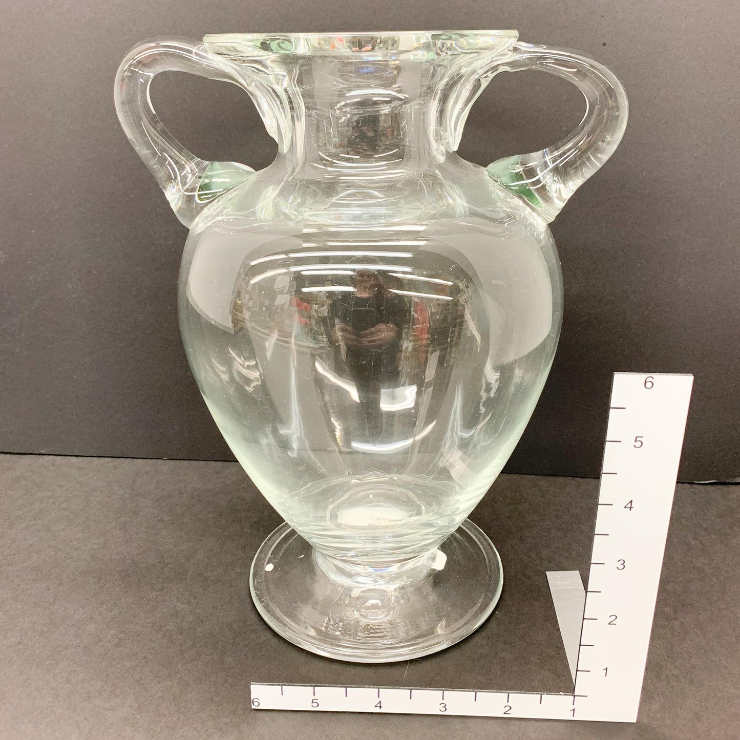 Glass Urn Shaped Vase