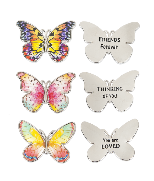 Enjoy the Journey Butterfly Pocket Charm