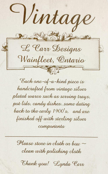 Silver Regtangle Keytag by L Carr