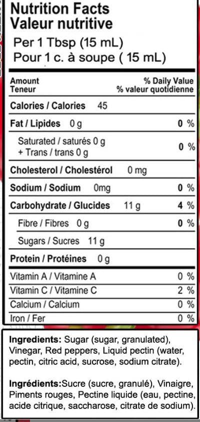 Hot Mamas Mild Red Pepper Jelly