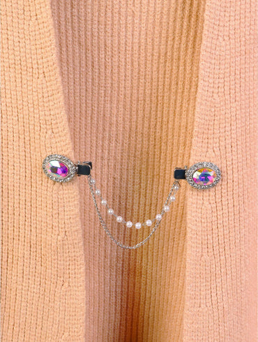 Irridescent Sweater Clip