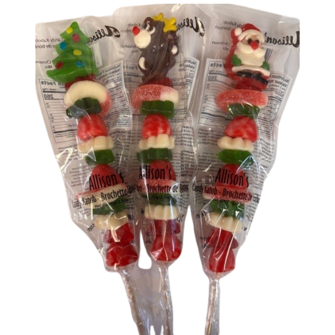 Christmas Candy Kabob