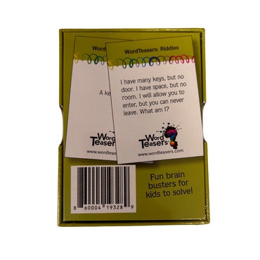 Word Teasers Riddles – Fun Family Brain-Teaser Cards