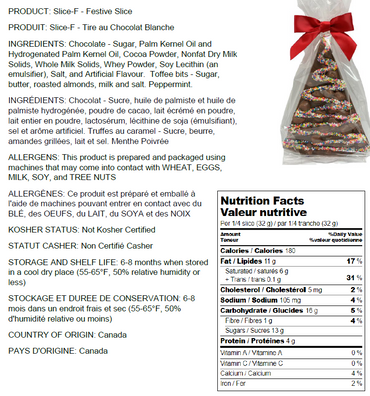 Festive Tree Pizza Slice Chocolate – Holiday Treat