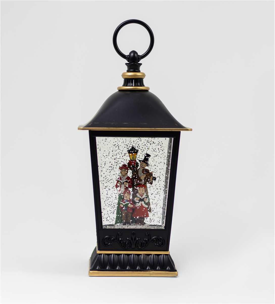 Carolers - LED Glitter Water Spinning Lantern