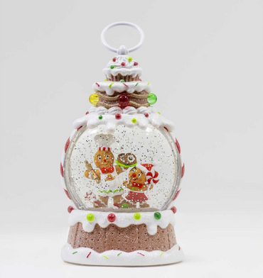 Gingerbread Glitter Lantern