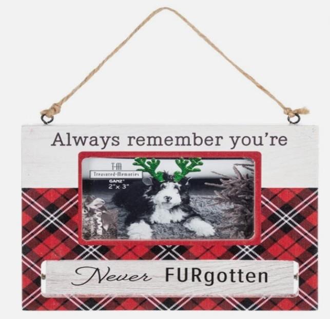 Wooden Pet Ornament Frame – Rotating Message Design,