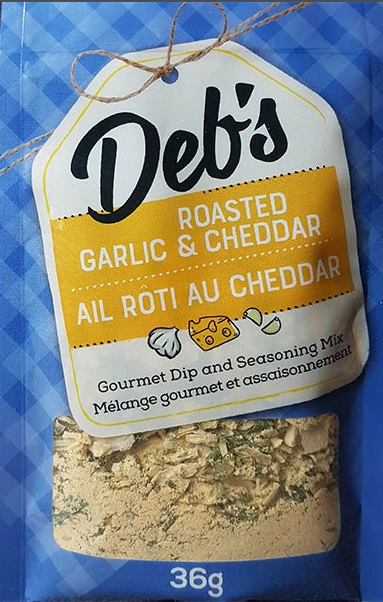 Deb’s Dips Roasted Garlic & Cheddar Gourmet Dip Mix