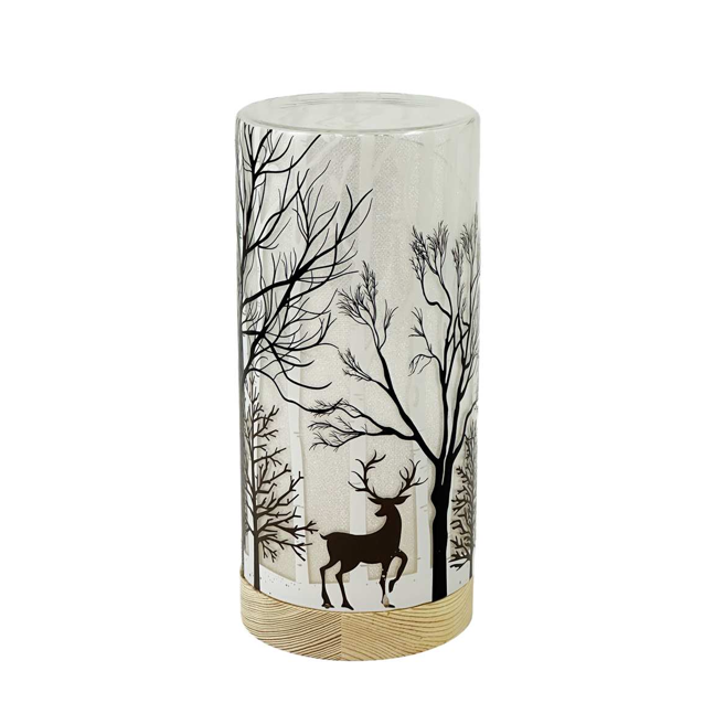 Light up Deer Cylinder
