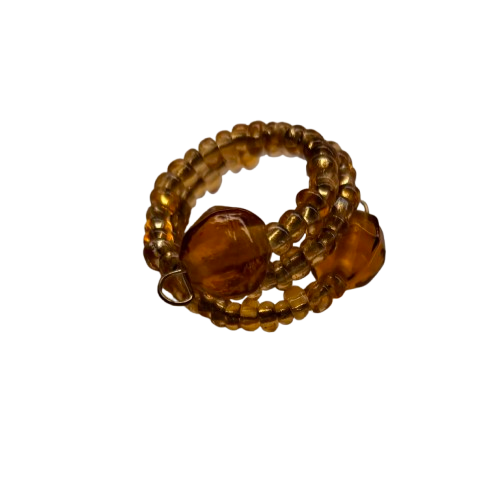 Amber Beaded Scarf Slide