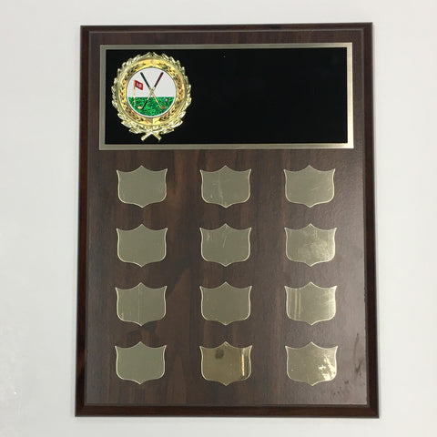 12 Year Annual Plaque