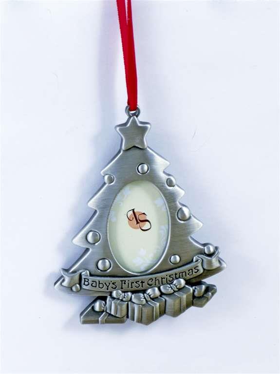 Pewter Baby’s 1st Christmas Tree Photo Frame