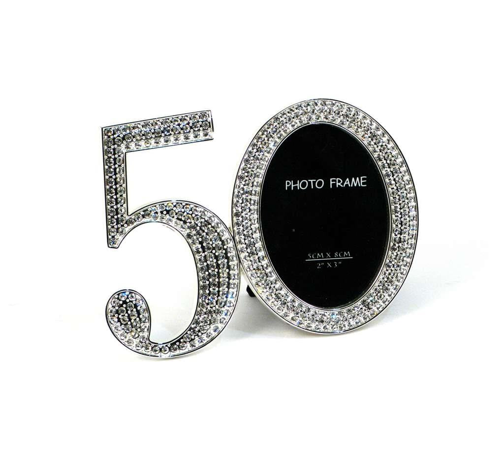 “50” Crystal Photo Frame – 2x3"
