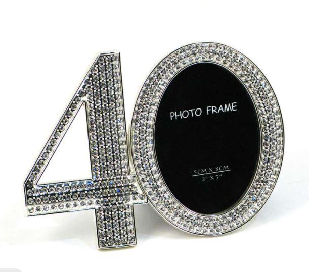 “40” Crystal Photo Frame – 2x3"