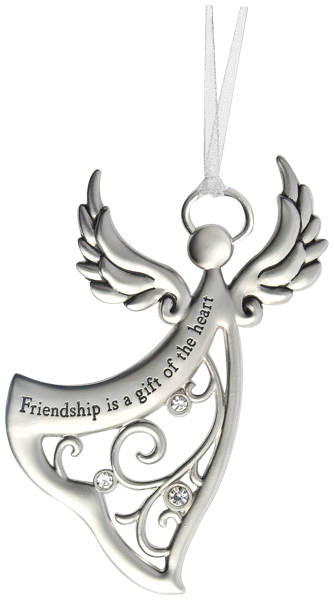 Friendship Is a Gift of the Heart Ornament