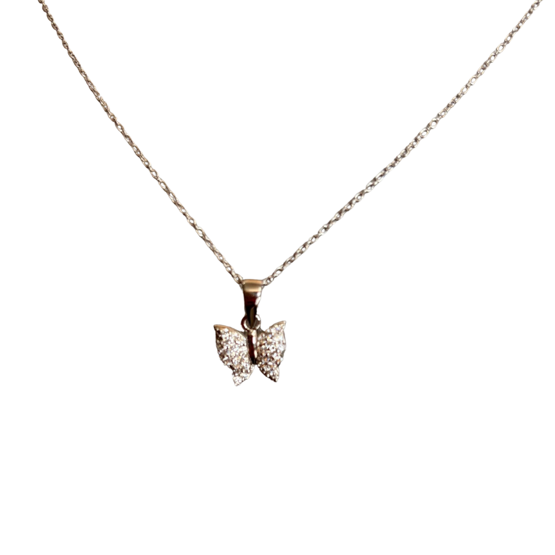Sterling Silver Butterfly Necklace