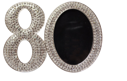“80” Crystal Photo Frame – 2x3"