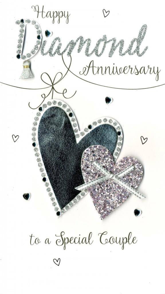 Diamond Anniversary Card