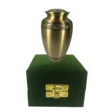 Brushed Gold Mini Urn