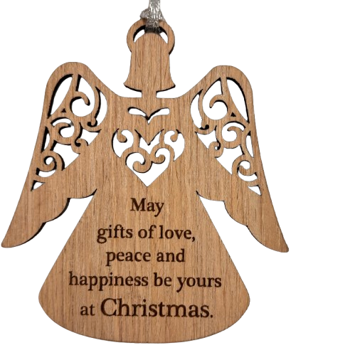 Wooden Angel May Gifts Ornament