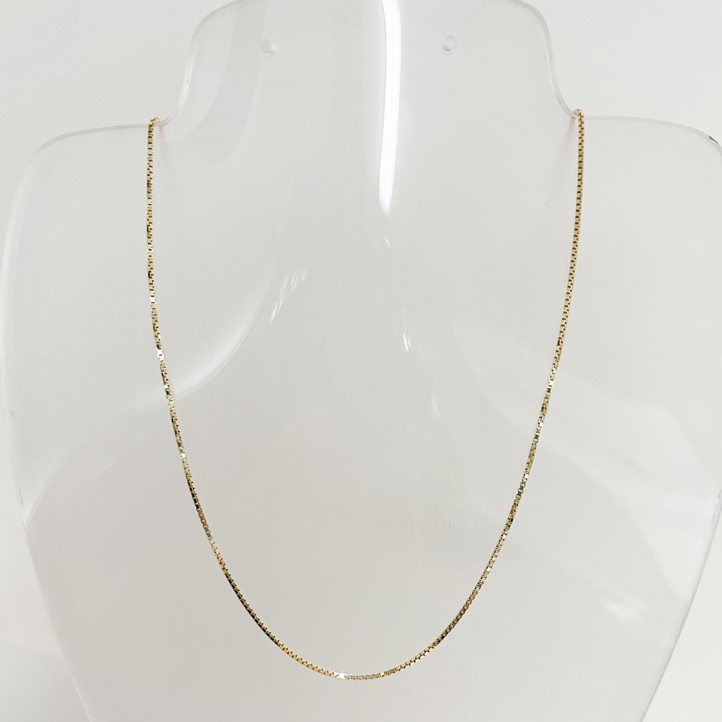 Gold Plated Sterling 18 inch Chain