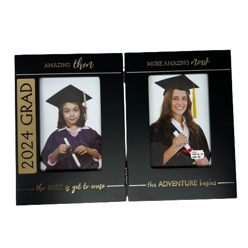 Then & Now Graduation Frame