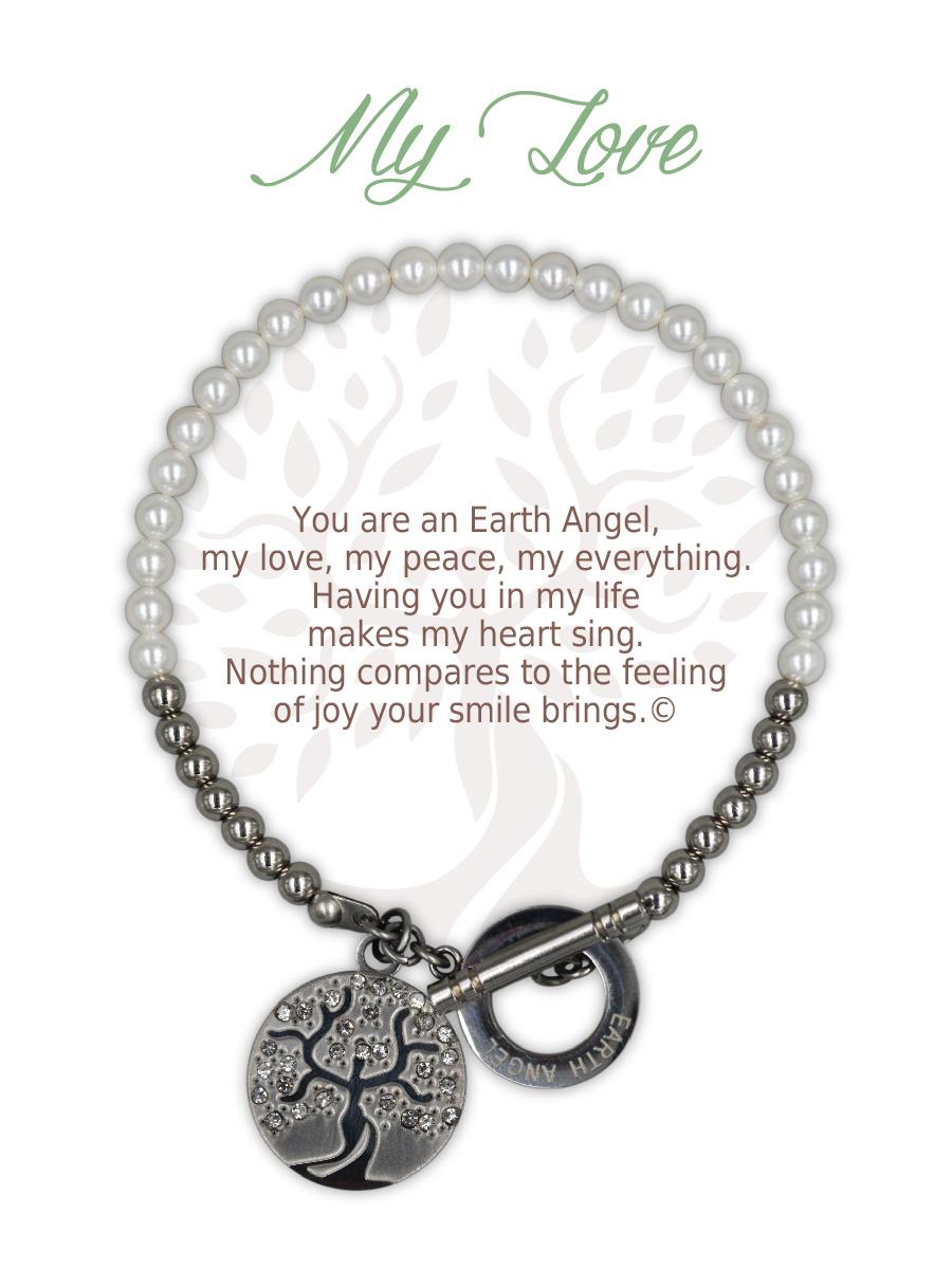 Earth Angel Shell Pearl Bracelet My Love