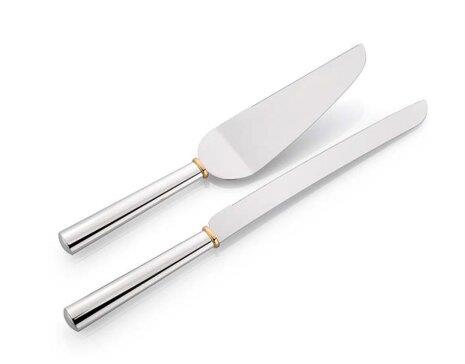 Silver Cake Server Set