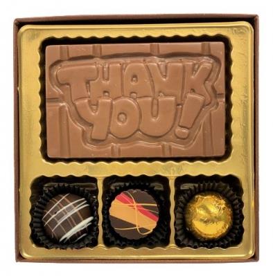 Thank You 4 Piece Chocolate Gift Box