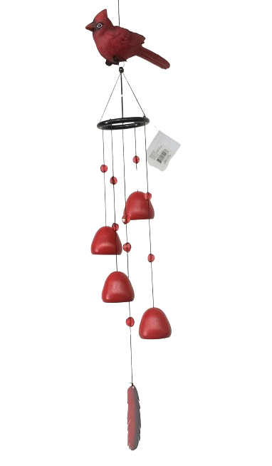 Cardinal Bells Windchime