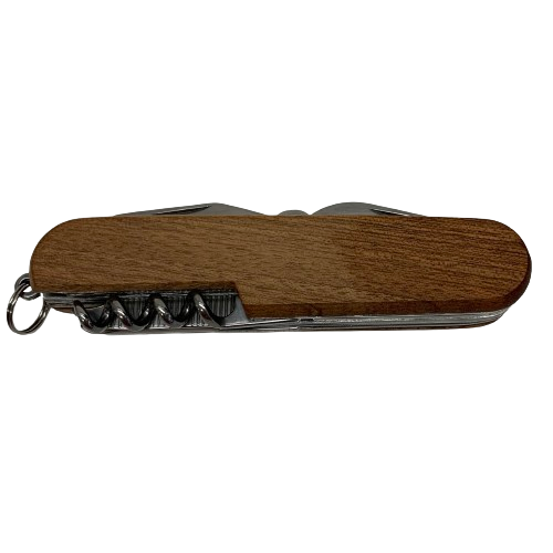 Knife with Multi Tool in Rosewood Case