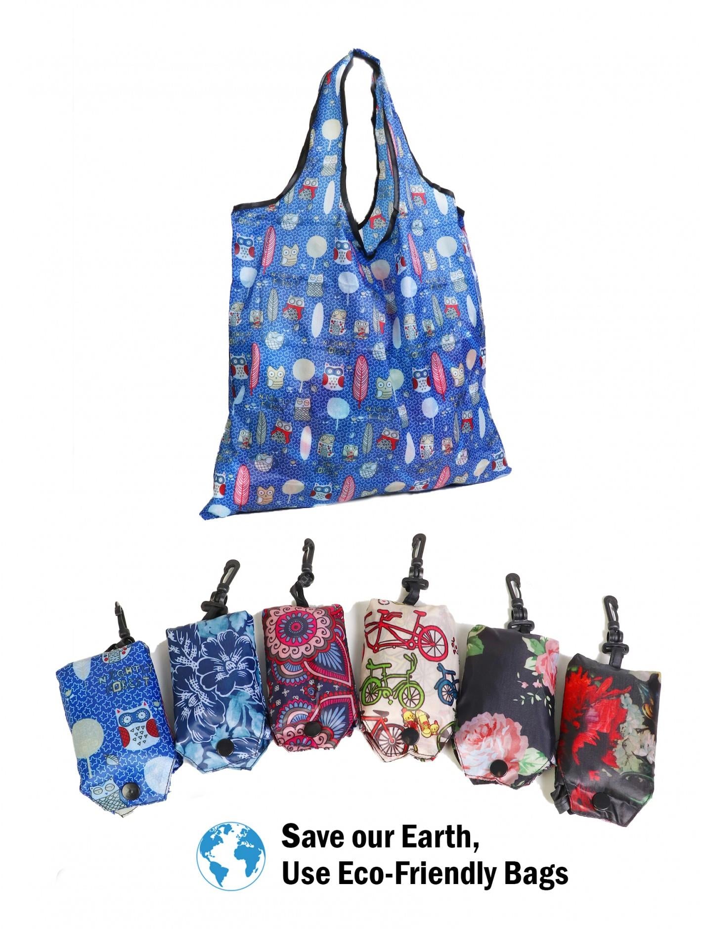 Clip on Resuseable Shopping Bags