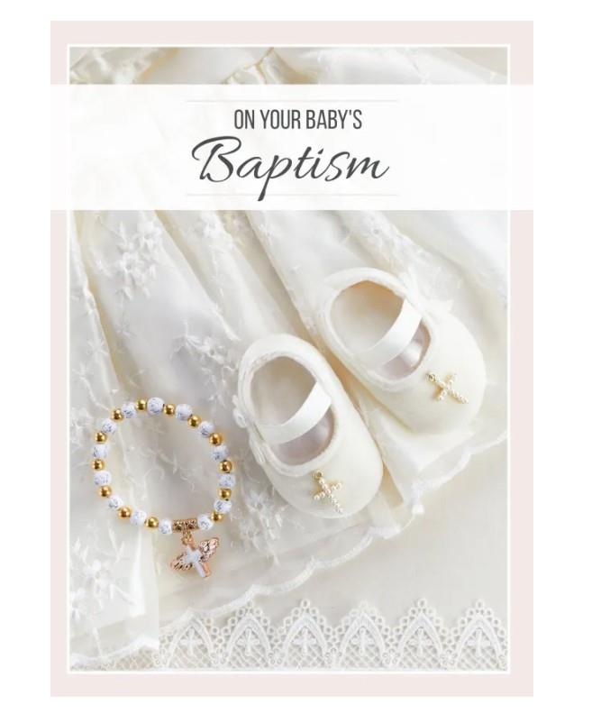 CARD BAPTISM BOOTIE