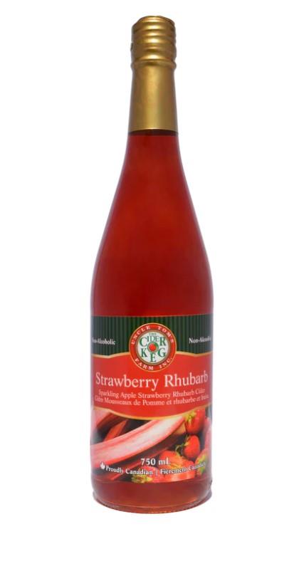 Sparkling Cider Apple Strawberry Rhubarb
