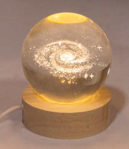 3d Galaxy Crystal Ball