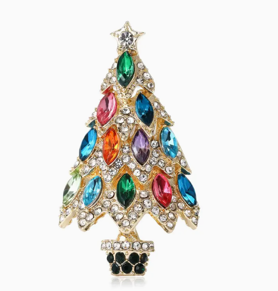 Christmas Tree Brooch