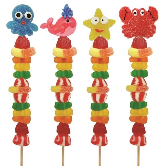 Sea Life-Themed Gummy Candy Kabob – 70g