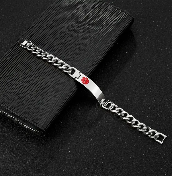 Stainless Steel Medic Alert Bracelet