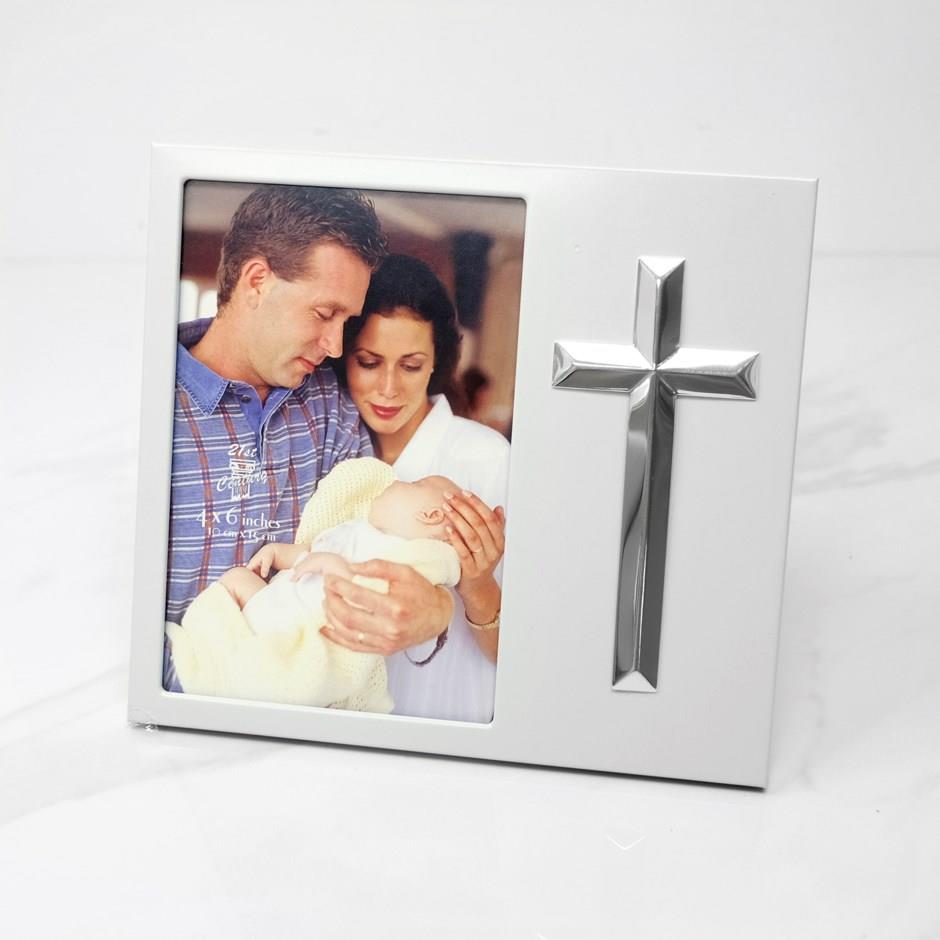 Frame with Silver Cross