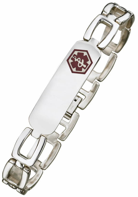 Stainless Steel Medic Alert Bracelet