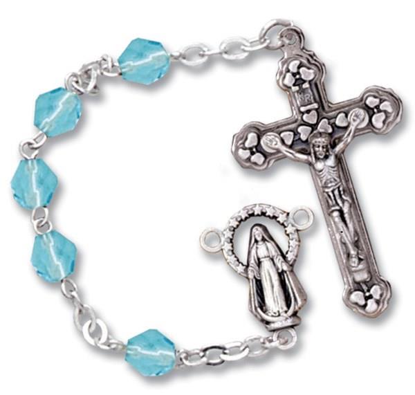 Aquamarine Rosary – Light Blue